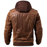 veste en cuir oversize - cardio shop