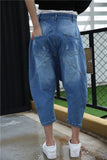 Pantalon court ample et tendance pour femme