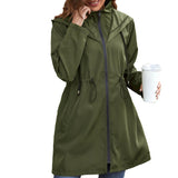 Manteau à capuche Veste coupe-vent ample - cardio shop