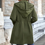 Manteau à capuche Veste coupe-vent amples - cardio shop