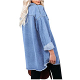 veste en jean brodée fleurs - cardio shop