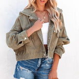 Veste en jean lavé à capuche