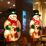 Lumières noël suspendu avec ventouse et crochet fenêtre de noël