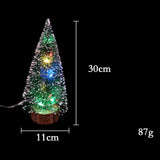 Décorations de Noël Lumières LED Mini arbre de Noël