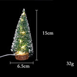 Décorations de Noël Lumières LED Mini arbre de Noël
