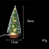 Décorations de Noël Lumières LED Mini arbre de Noël