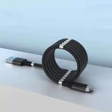 "câble de charge iphone noir" - cardio shop