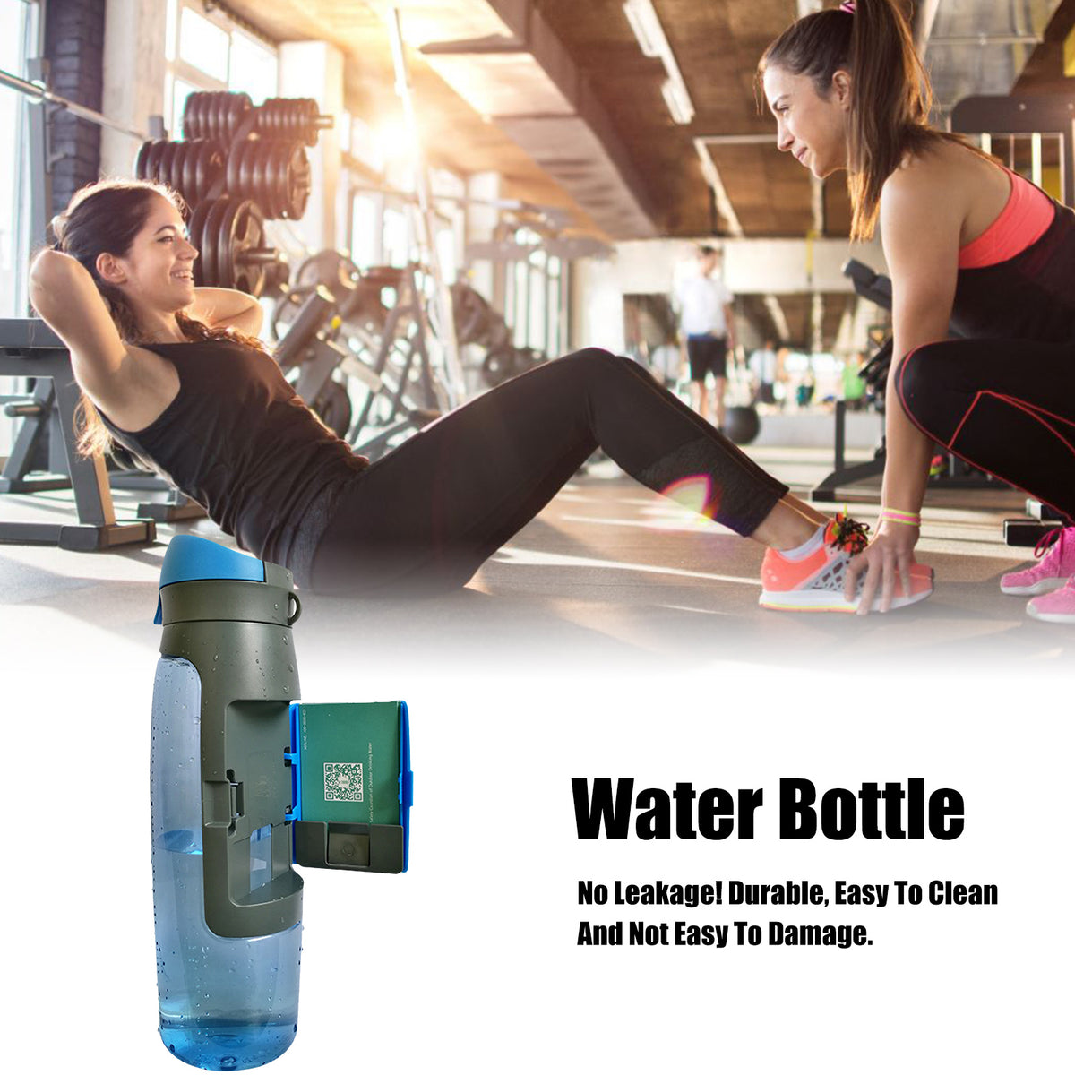 Bouteille d'eau pliable fitness de poche   – Fitness cardio  shop