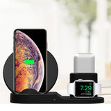chargeur sans fil 3 en 1 apple samsung - fitness cardio shop
