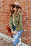 Veste femme militaire vintage streetwear mode
