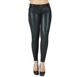 Leggings stretch slim Fesses Lifting Workout Stretch en cuir