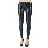 Leggings stretch slim Fesses Lifting Workout Stretch en cuir