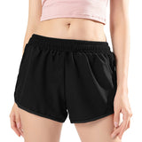Short de sport femme doublé avec poches - Fitness-Cardio-Shop
