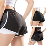 Short de sport femme doublé avec poches - Fitness-Cardio-Shop