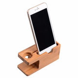 Support de bureau 2 en 1 en bois de bambou - Fitness-Cardio-Shop