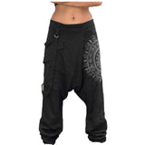Pantalon suspendu style national