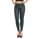 Leggings stretch slim Fesses Lifting Workout Stretch en cuir