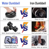 Haltères à eau ajustables - fitness cardio shop
