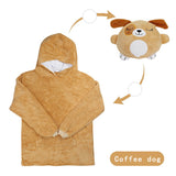 sweat à capuche en tissu polaire pour enfant - fitness cardio shop