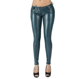 Leggings stretch slim Fesses Lifting Workout Stretch en cuir