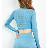 Chemise de yoga à manches longues Vêtements de yoga. - Fitness-Cardio-Shop
