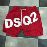 Shorts gymnases course rouge