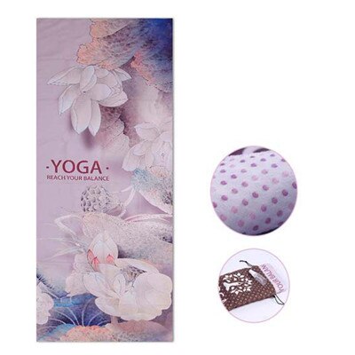 Serviette imprimée tapis de yoga - Fitness-Cardio-Shop
