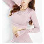 Chemise de yoga à manches longues Vêtements de yoga. - Fitness-Cardio-Shop
