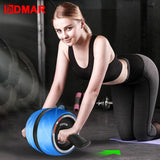 DMAR Silent TPR Abdominal Wheel Roller Trainer Fitness Equipment Gym Home Exercise Body Building Ab roller Belly Core Trainer - Fitness-Cardio-Shop