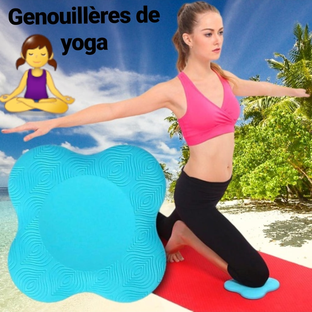 Bigmeda Lot de 2 genouillères de yoga antidérapantes pour femme - Soutien à  genoux - Confortable et léger - Pour genoux, mains, poignets et coudes  (rose) : : Sports et Plein air